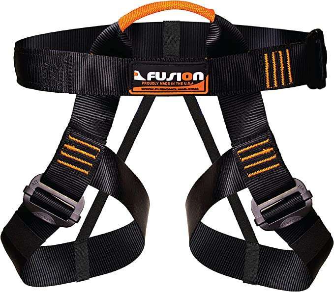 Fusion Climb Centaur Half Body Harness Black